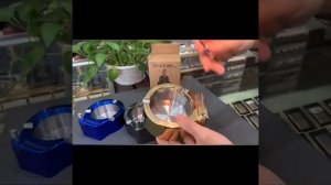 Металлическая пепельница