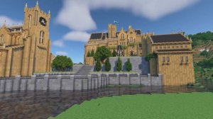 Building A Mega Castle Town in Minecraft