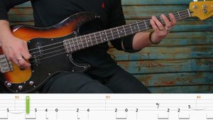Ozzy Osbourne - Crazy Train | Bass Cover With Tabs in the Video