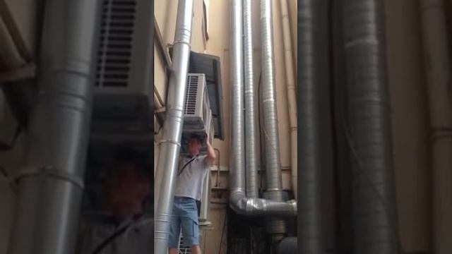 Сухая чистка наружного блока кондиционера klimat-air.ru смотреть онлайн