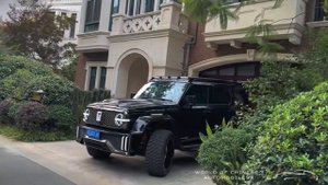 Танк 300 полностью черный, очень красивый автомобиль от китайского производителя#исследоватьприроду