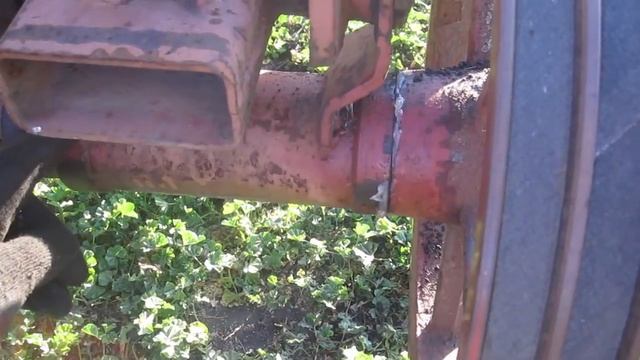 Техобслуживание и навеска роторной косилки.