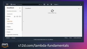 AWS Lambda logging | AWS Lambda Fundamentals