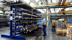 консольный стеллаж для сортового металлопроката