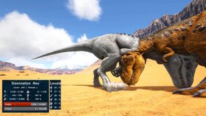 Indominus Rex vs T Rex - ARK Survival Evolved