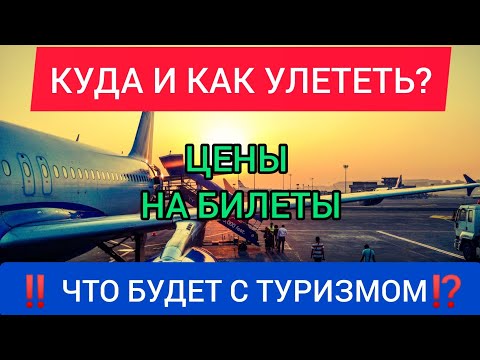 КОГДА ОТКРОЮТ ГРАНИЦЫ? Куда и как можно улететь из России на отдых? Цены на билеты? Новости туризма