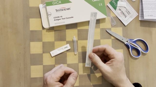 Экспресс тест на коронавирус инструкция Testsealabs GICA CHECK Covid-19 Antigen test Cassette