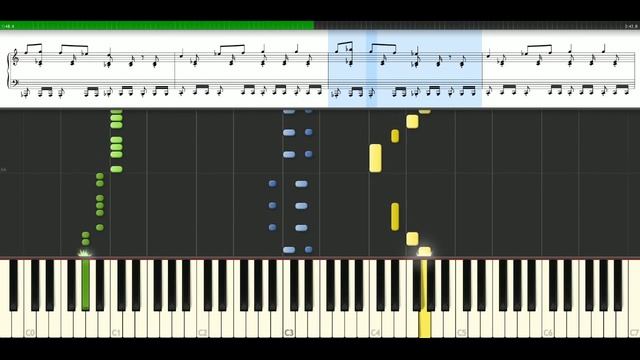 Aqua - Roses are red [Piano Tutorial] Synthesia смотреть онлайн