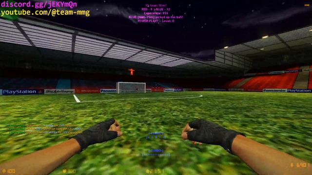 Team-MMG CS1.6 SoccerJam vs Pro players.