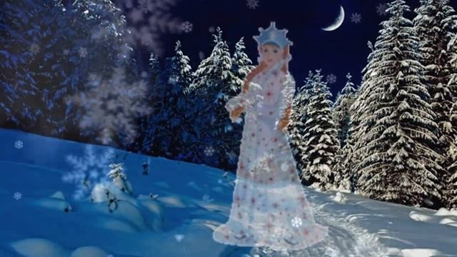 Песня Снегурочки  "Сказка зимнего леса"