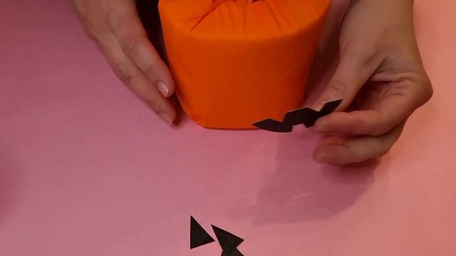 Тыква из бумаги на хеллоуин ?. Pumpkin made of paper for Halloween. смотреть онлайн