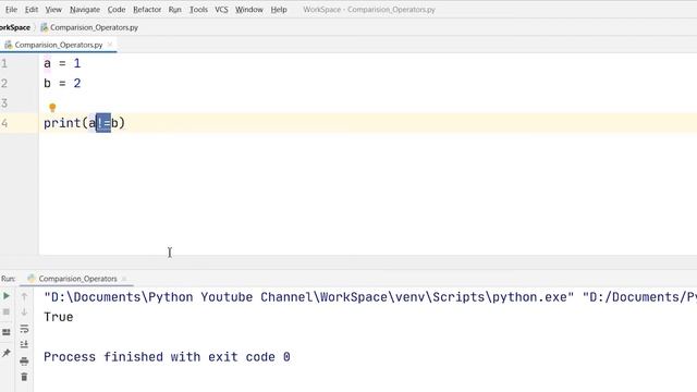 11. Comparison Operators in Python смотреть онлайн