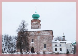 Панорама Борисоглебского монастыря зимой