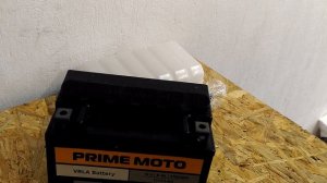 Ввод в эксплуатацию AGM акб Prime moto.