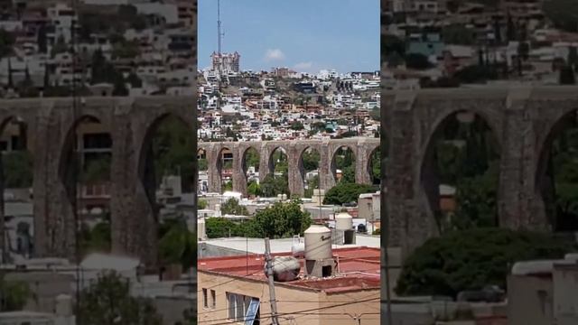 Aqueduct in Queretaro City, Mexico