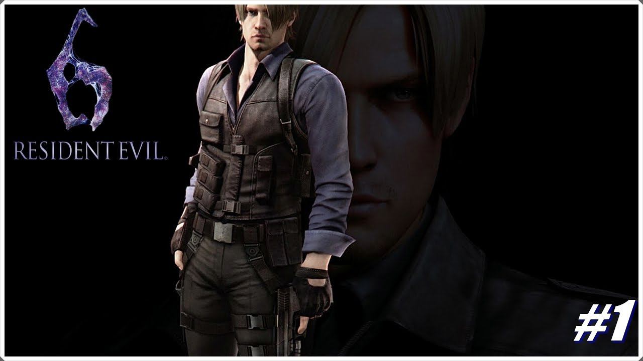 Леон✯Resident Evil 6 (часть 1)✯ ИГРОФИЛЬМ на русском ● PC