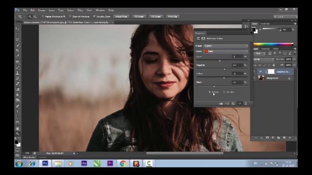 Photoshop Selective Color Tutorial - Ultimate Photoshop training course смотреть онлайн