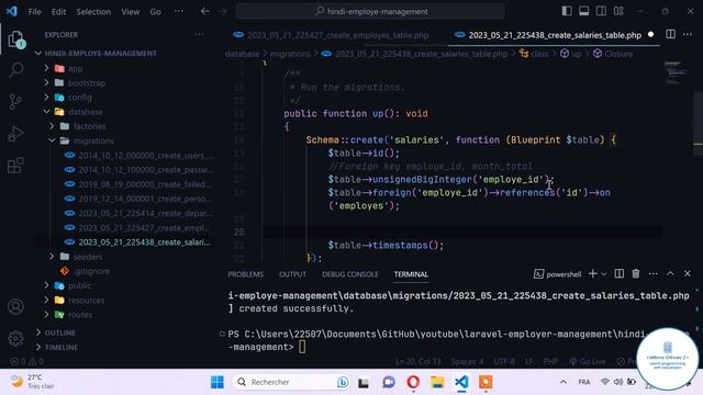 Laravel 10 - Employe and salary System #1 - Project setup