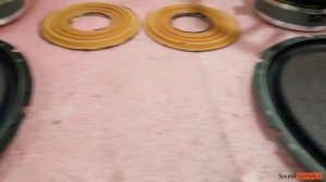 Ремонт динамиков акустики Heco Direkt Dreiklang замена диффузора, подвесов, перемотка катушки Repai