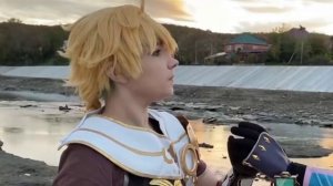 [Cosplay Genshin impact] Xiao and Aether