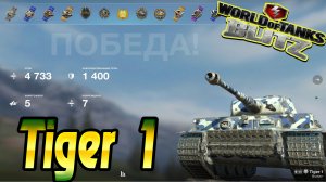 Tiger l Wot Blitz 4.7К Урона 5 Фрагов World of Tanks Blitz Replays vovaorsha.