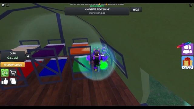 *2 REBIRTHS* in ZOMBIE BATTLE TYCOON ROBLOX смотреть онлайн