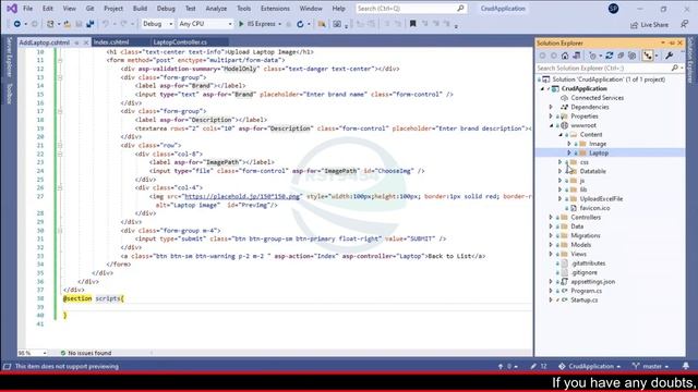 Asp.Net Core Crud on Image Upload in Hindi | Entity Framework Core | Asp.net core tutorial #howto