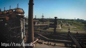 Полёт над Азовсталью. Азовсталь вид сверху #Азовсталь Красивая картинка как в кино!