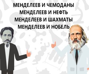 Менделеев и чемоданы, Менделеев - изобретатель труб, шахматы, Нобель и братья...