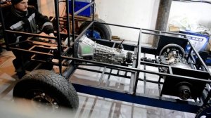 Фрикционный механизм поворота. Вездеход ТРАВНИК. Ч1 Испытательный стенд