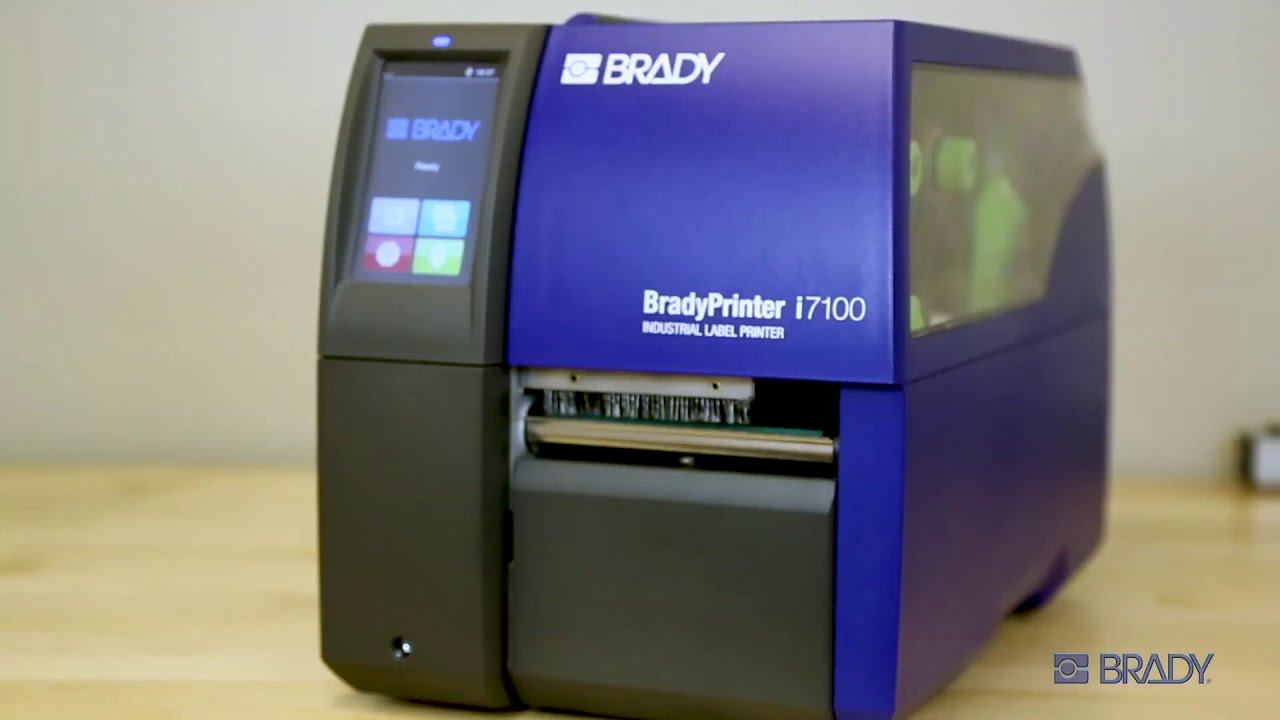 Промышленный принтер этикеток BRADY i7100 - обзор