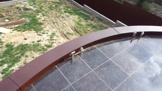 Радиусный фартук парапета для эркерного балкона смотреть онлайн