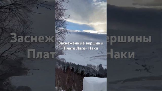 Отдых в горах, плато Лаго- Наки, отпуск в горах зимой