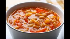 Салат из фасоли с овощами на зиму