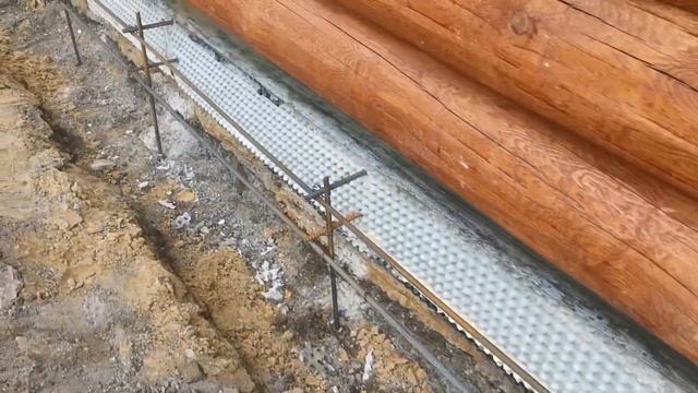 поднимаем баню из суруба.. залили бетон для кладки цоколя! смотреть онлайн