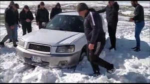 субару форестер по снегу