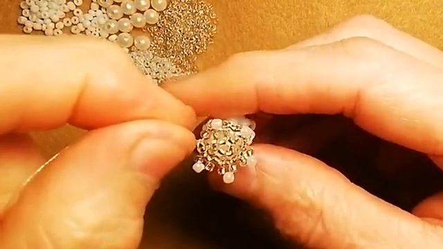 #jewerlly #сережкиизбисера #beads #избисера Серьги из бисера (новинка)