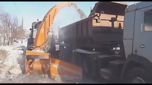 Шнекороторный  городской Снегоуборщик
