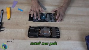 Gigabyte GEFORCE RTX 2060Super Gaming OC thermal pad replacement