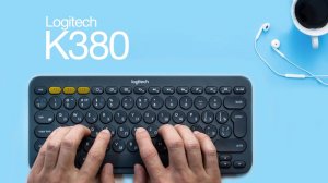 Беспроводная, низкопрофильная клавиатура logitech k380