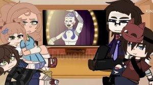 Past Aftons React To Sister Location Animation - Flash/Horror/Angst/Death - read desc