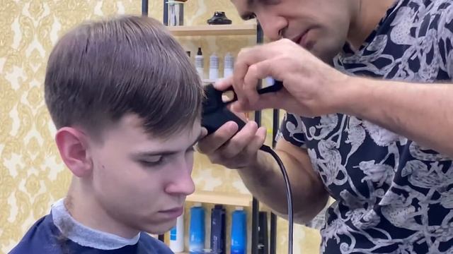 Мужская стрижка 466#смотри как быстро#haircut