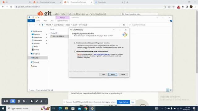 Setup Git in Les Than 5 minutes | How To Download and Install Git. смотреть онлайн