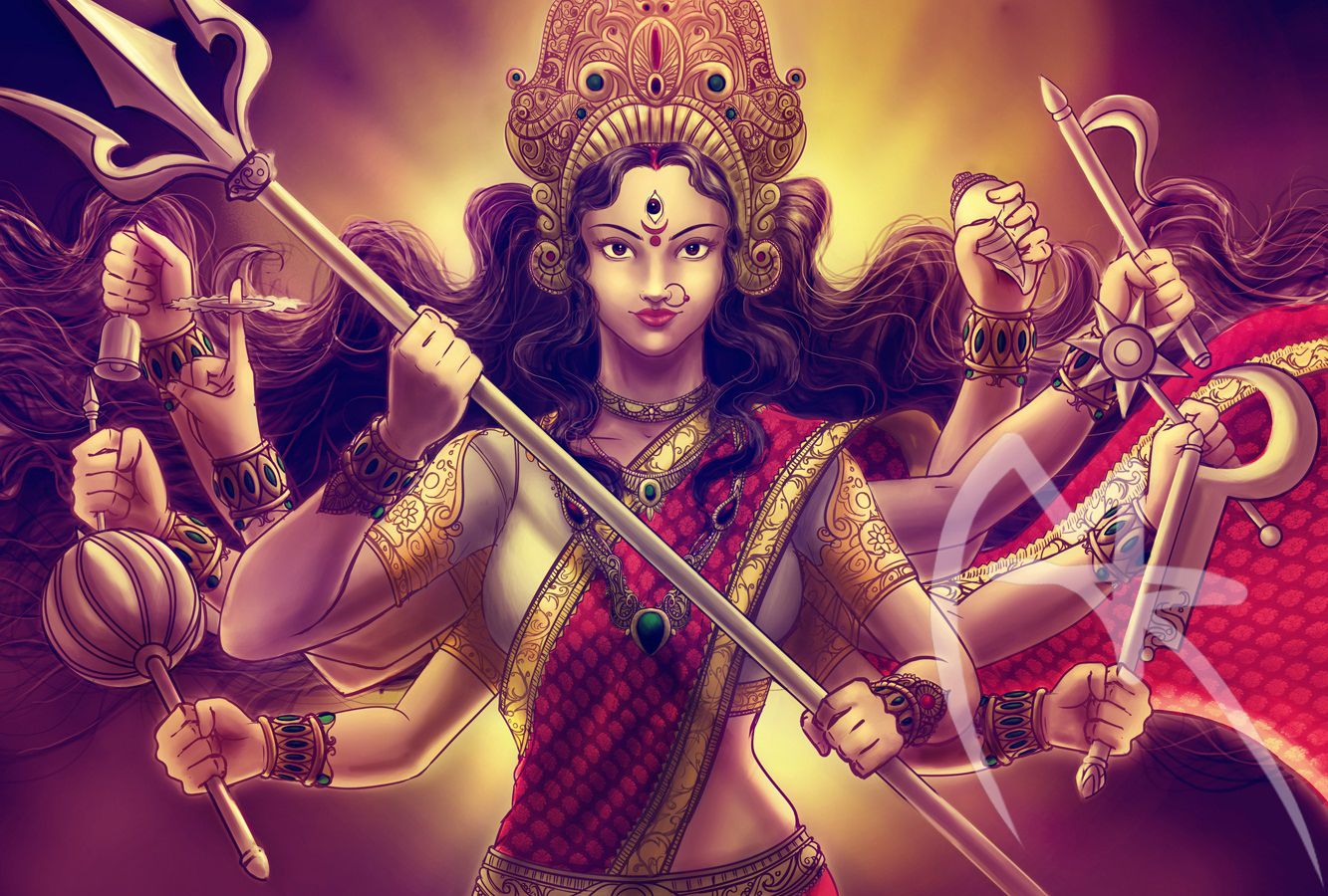 Богиня Кали Шива Шакти