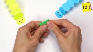 DIY paper crafts | Paper worm