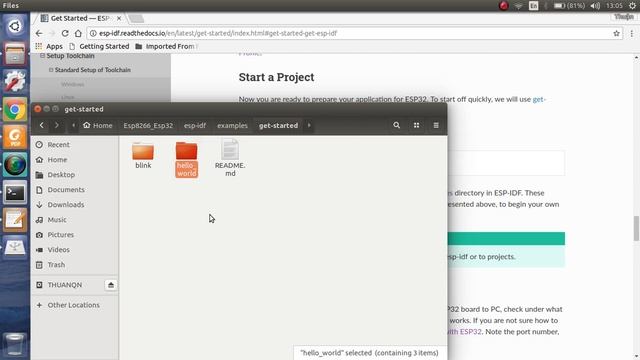 ESP#0 Start programming ESP32 using the Linux command смотреть онлайн