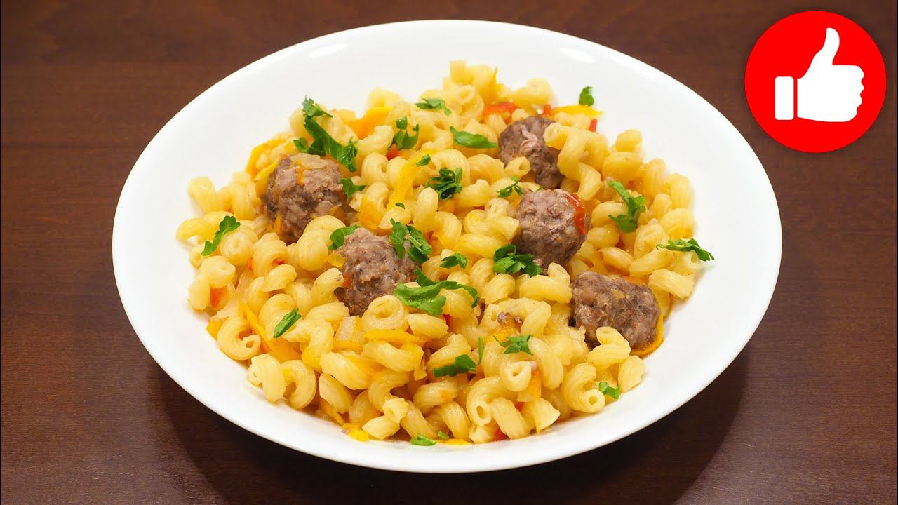 ВКУСНО ЗА КОПЕЙКИ - МАКАРОНЫ С ФРИКАДЕЛЬКАМИ В МУЛЬТИВАРКЕ, ПРОСТОЙ РЕЦЕПТ НА ОБЕД ИЛИ УЖИН!