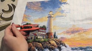 Вышивка крестом: Dimensions "Rocky Point". Отчет 05