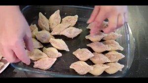 Фаршированные макароны"Ракушки"под соусом бешамель#фаршированныемакароны#бешамель#рецепт