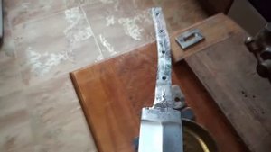 Изготовление ножа.Припаиваем больстер из коррозионностойкой стали 08(12 )Х18Н10Т припоемПОС 40(60).